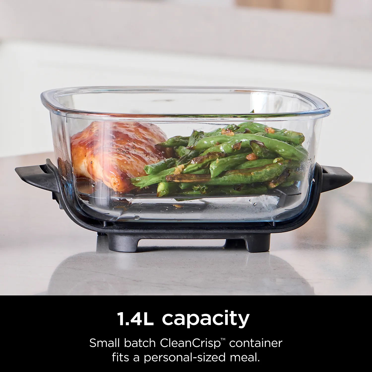 Ninja Crispi 1.4L CleanCrisp Glass Container 2-Pack - Image 5