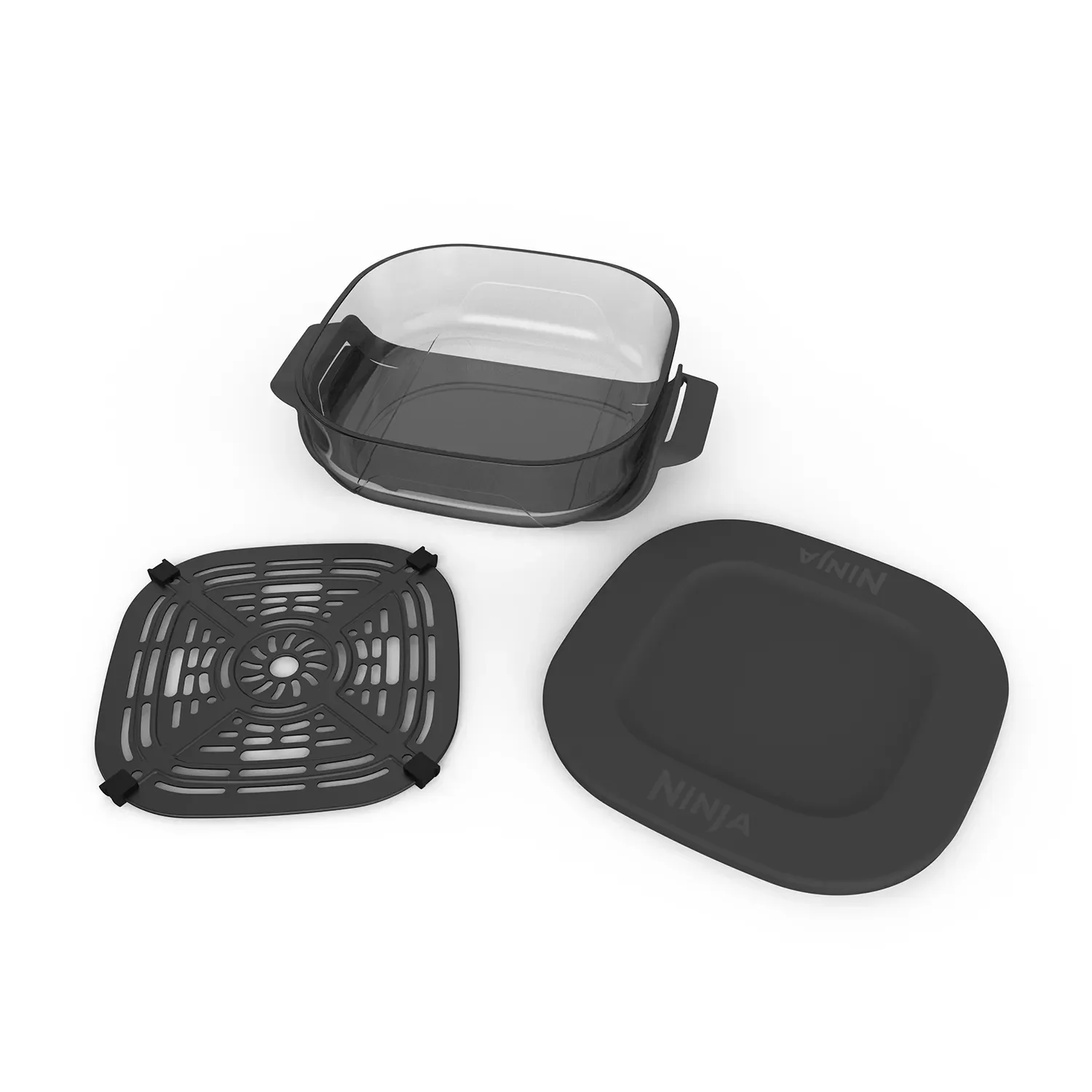 Ninja Crispi 2.3L CleanCrisp Glass Container Pack - Image 3