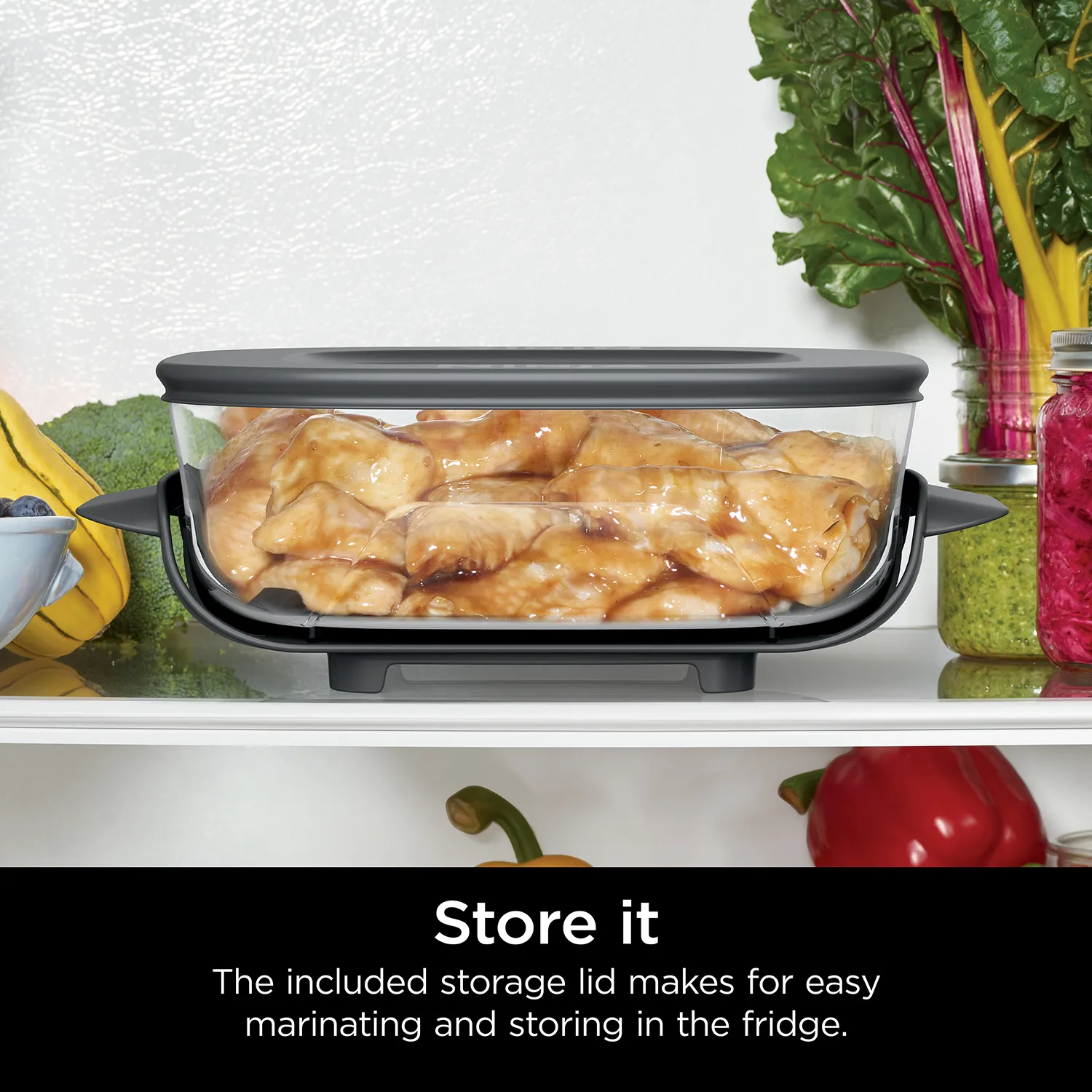 Ninja Crispi 2.3L CleanCrisp Glass Container Pack - Image 6