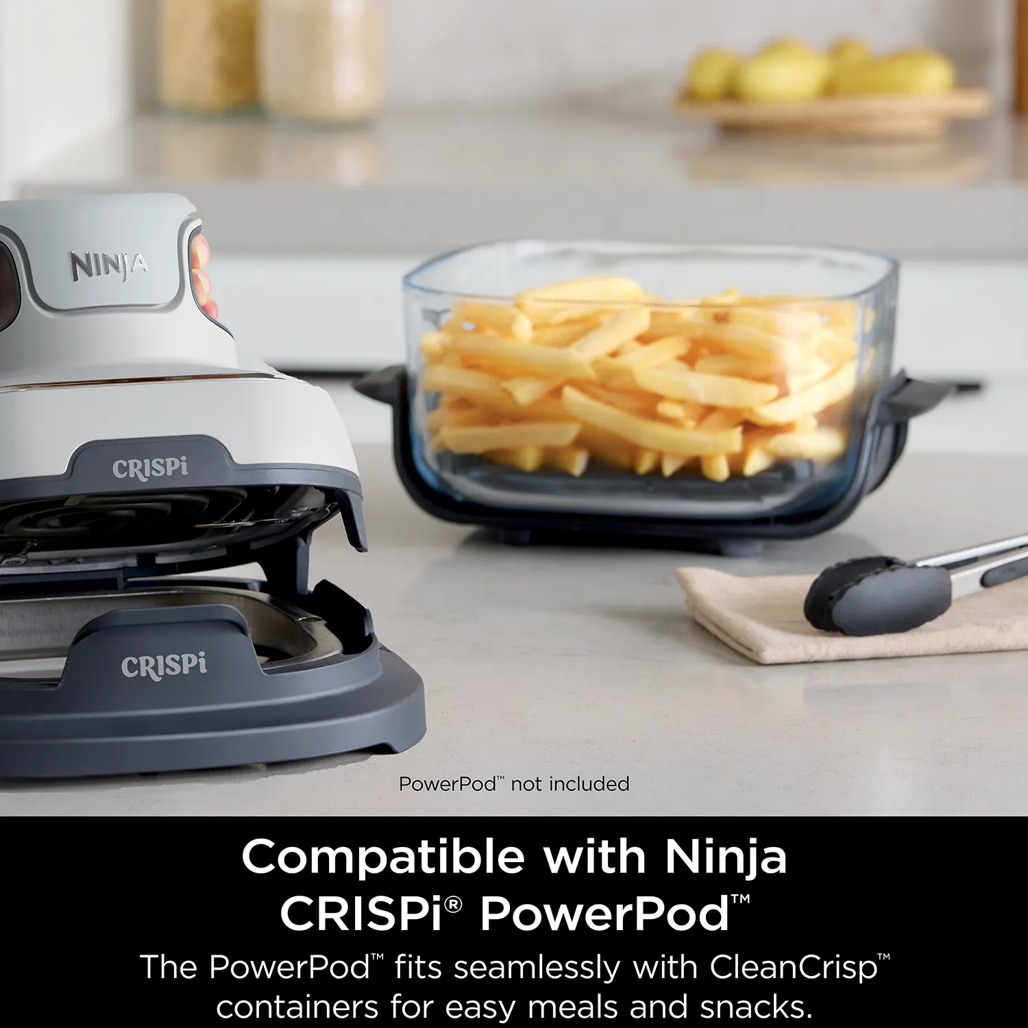 Ninja Crispi 2.3L CleanCrisp Glass Container Pack - Image 9