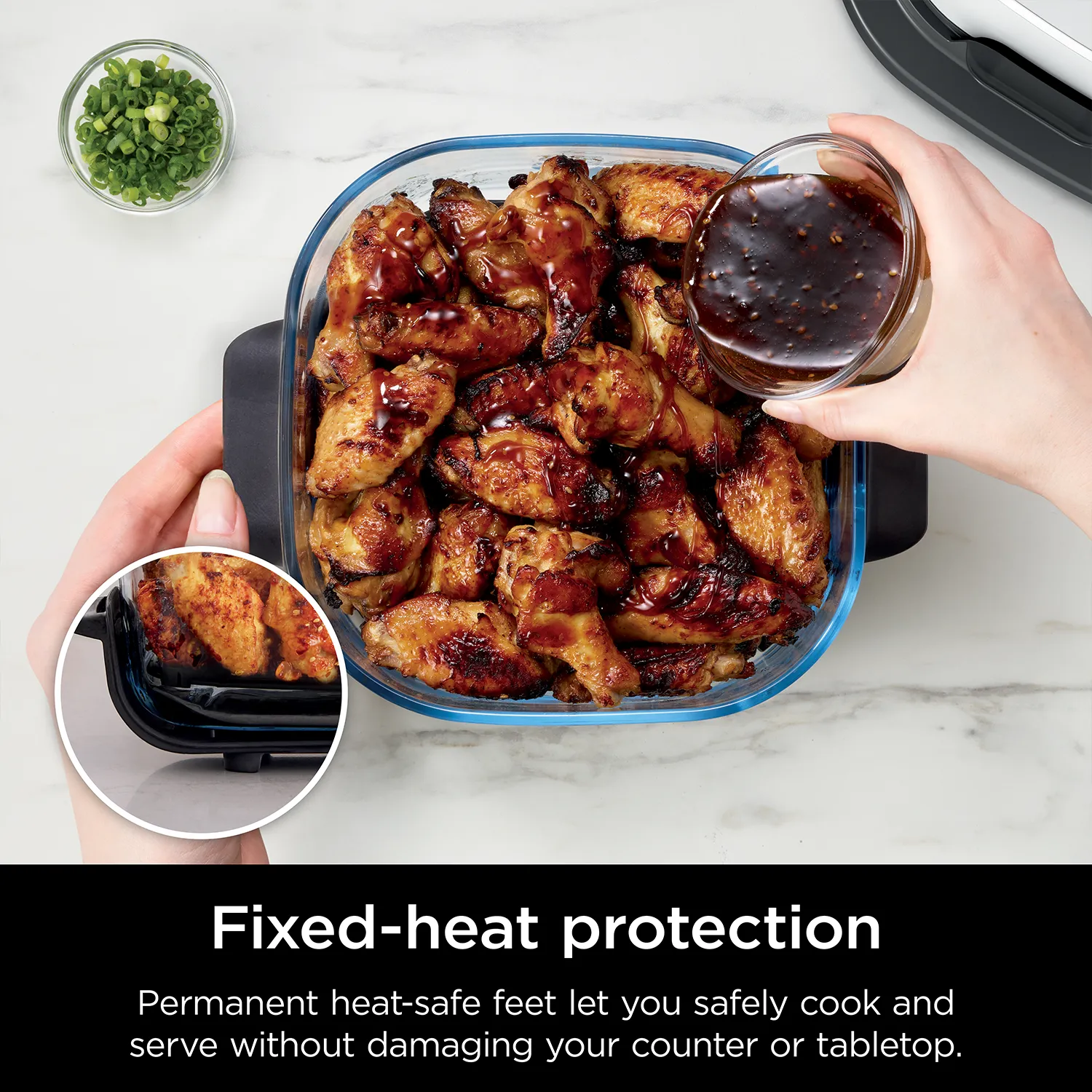 Ninja Crispi 3.8L CleanCrisp Glass Container Pack - Image 9
