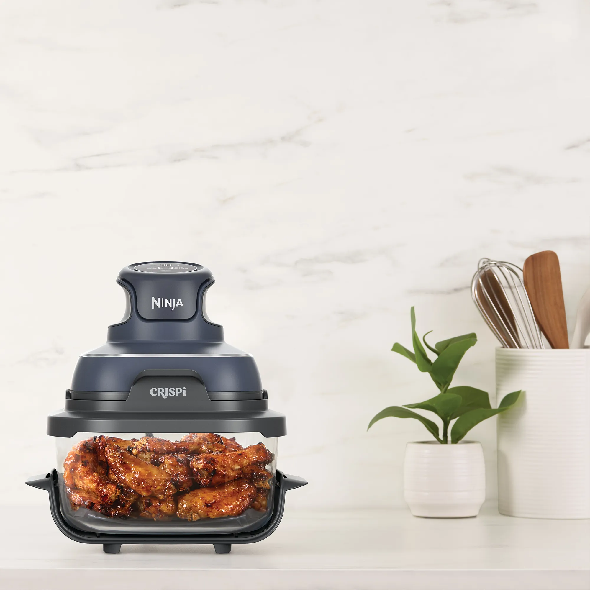 Ninja Crispi 4-in-1 Portable Glass Air Fryer - Image 10