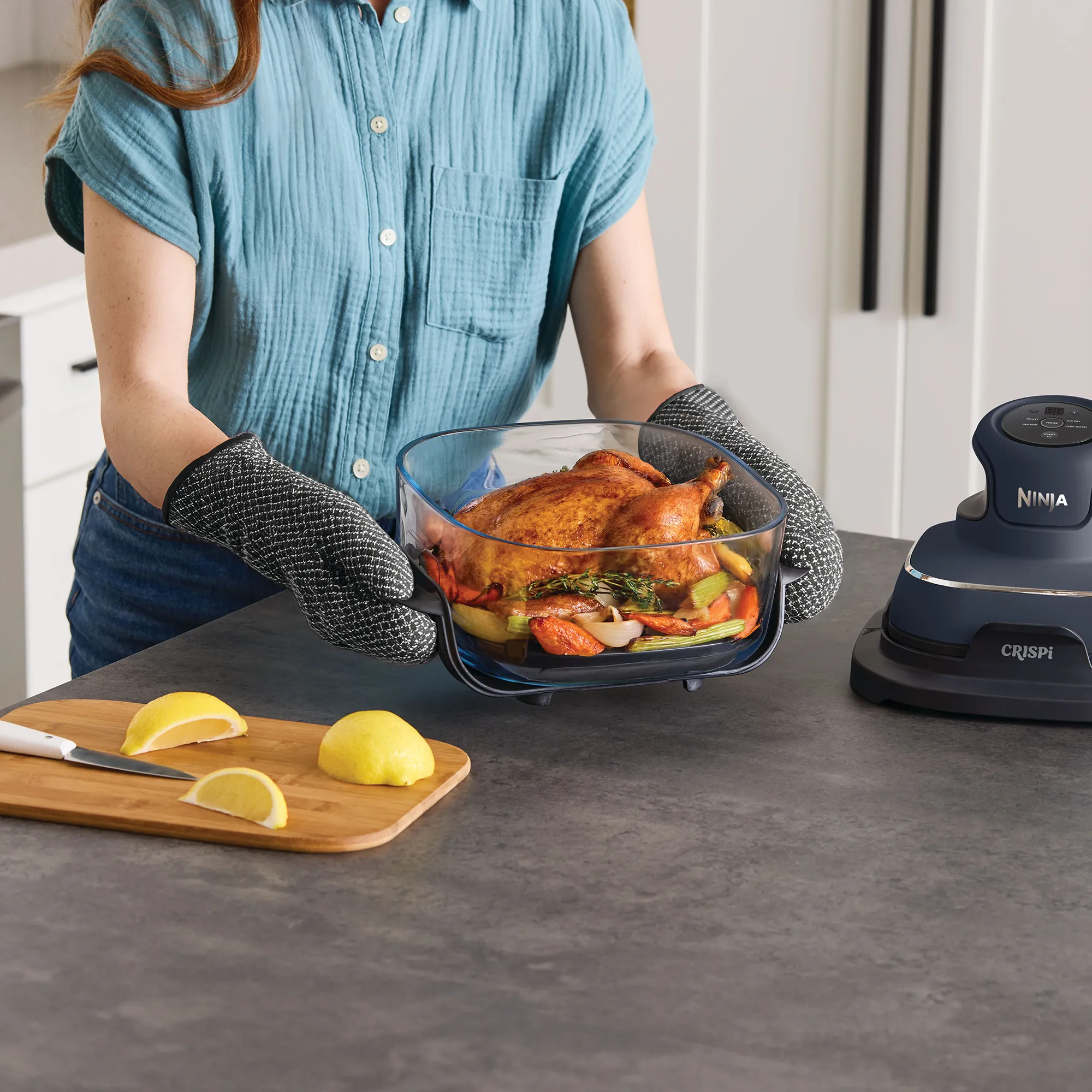 Ninja Crispi 4-in-1 Portable Glass Air Fryer - Image 11
