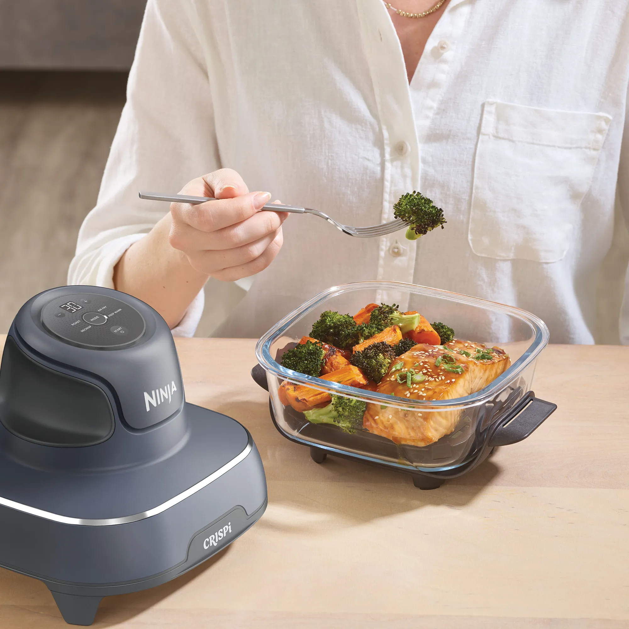 Ninja Crispi 4-in-1 Portable Glass Air Fryer - Image 14