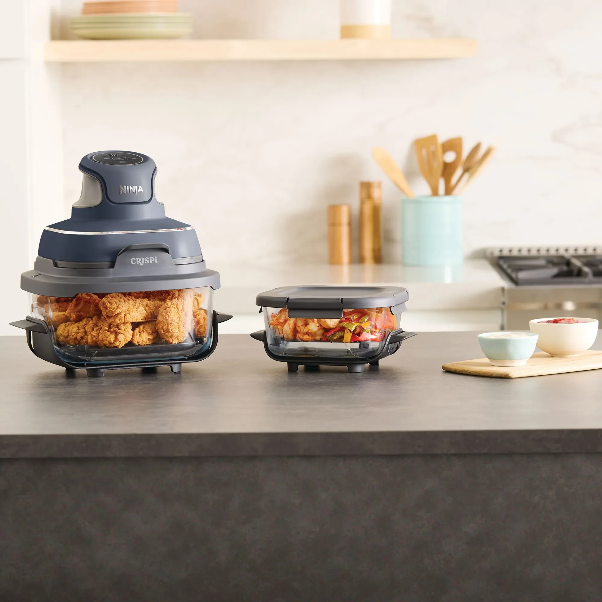 Ninja Crispi 4-in-1 Portable Glass Air Fryer - Image 8