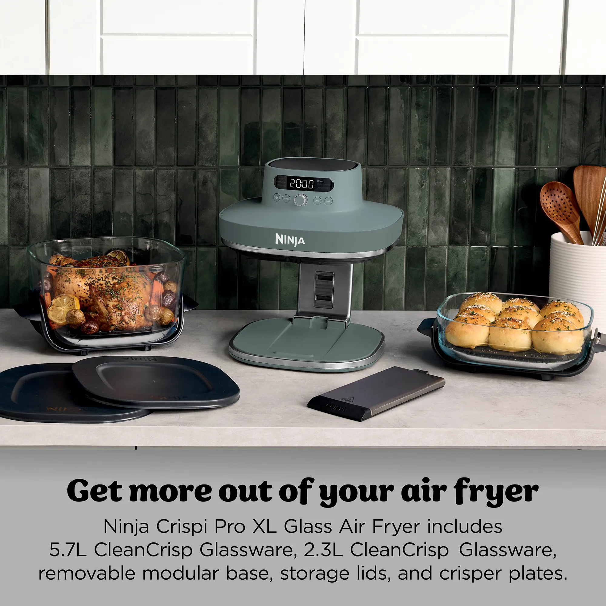 Ninja Crispi Pro 6-in-1 Countertop Glass Air Fryer - Image 26