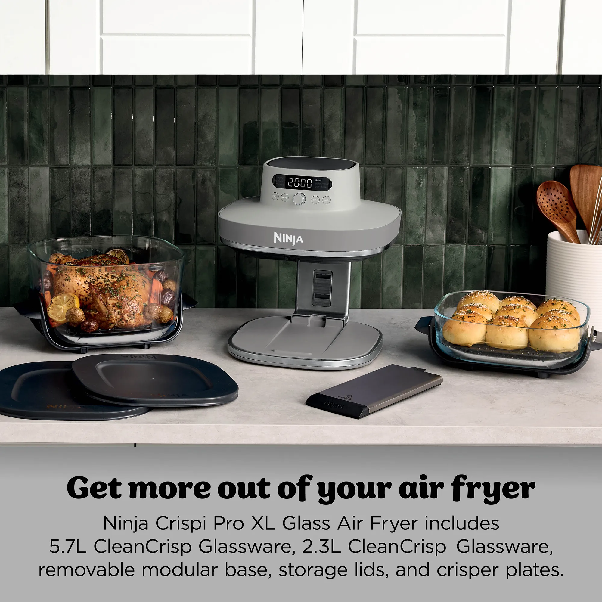 Ninja Crispi Pro 6-in-1 Countertop Glass Air Fryer - Image 41