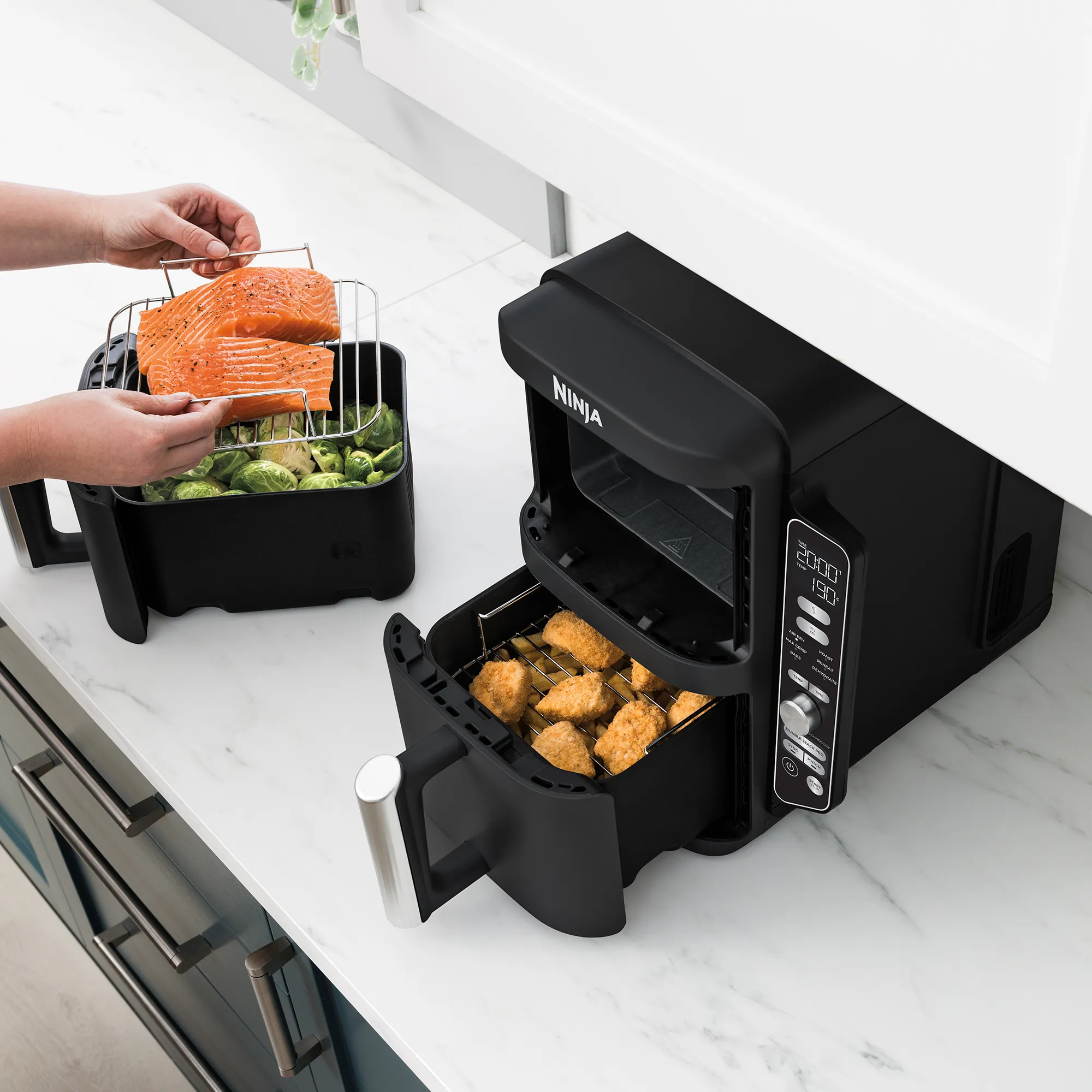 Ninja DoubleStack XXXL 9.5L 2 Drawer Air Fryer - Image 7