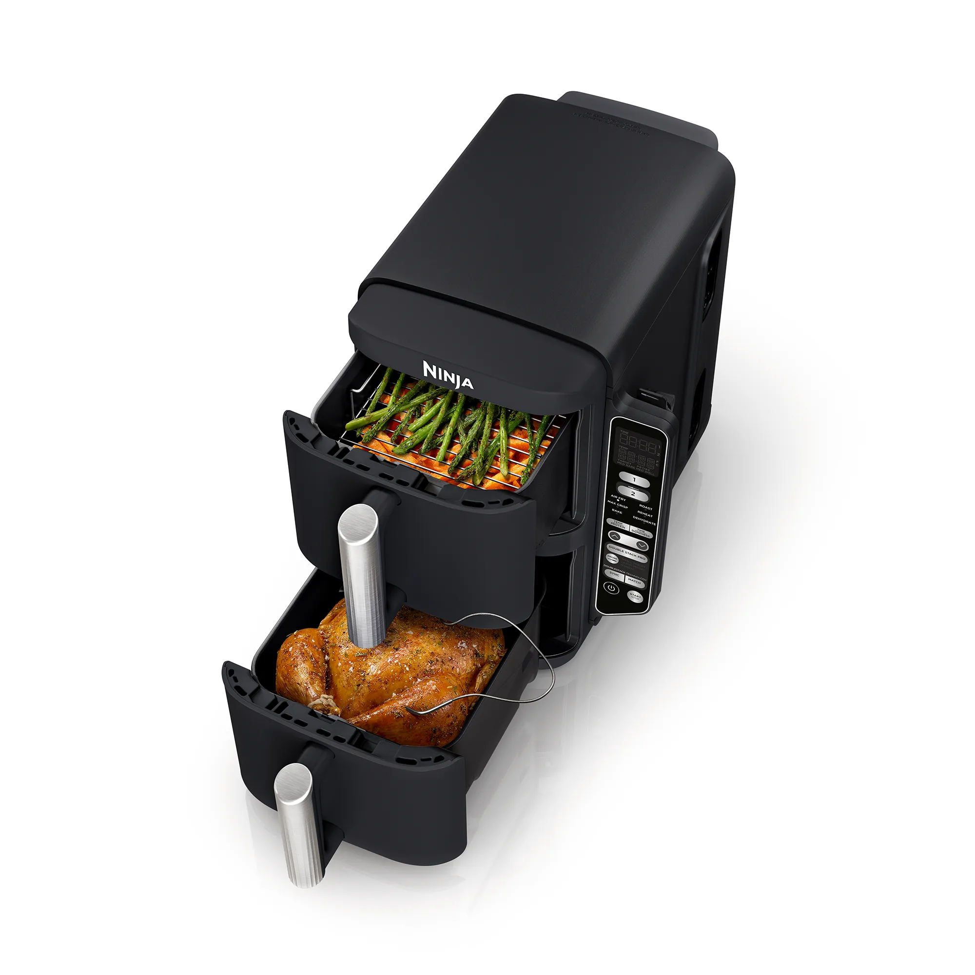 Ninja DoubleStack XXXL Smart 9.5L 2 Drawer Air Fryer - Image 3