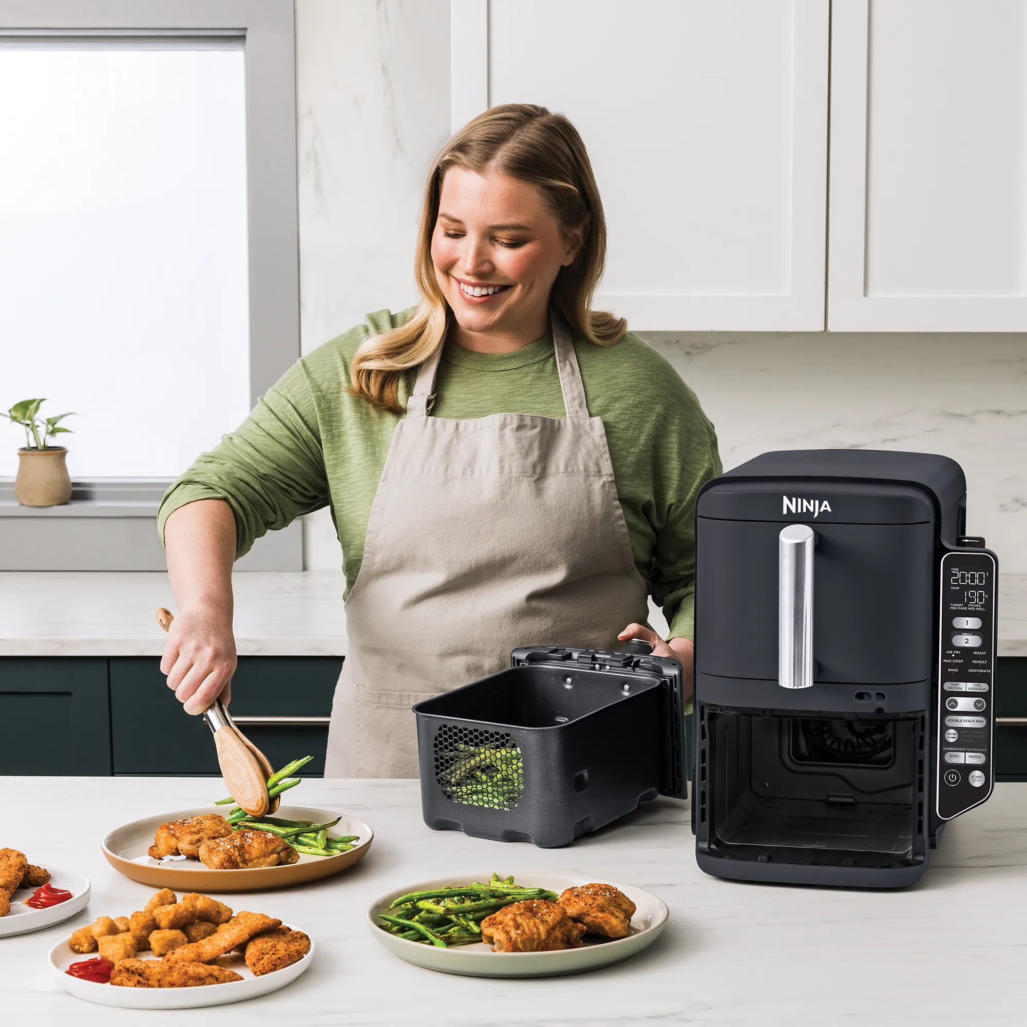 Ninja DoubleStack XXXL Smart 9.5L 2 Drawer Air Fryer - Image 5