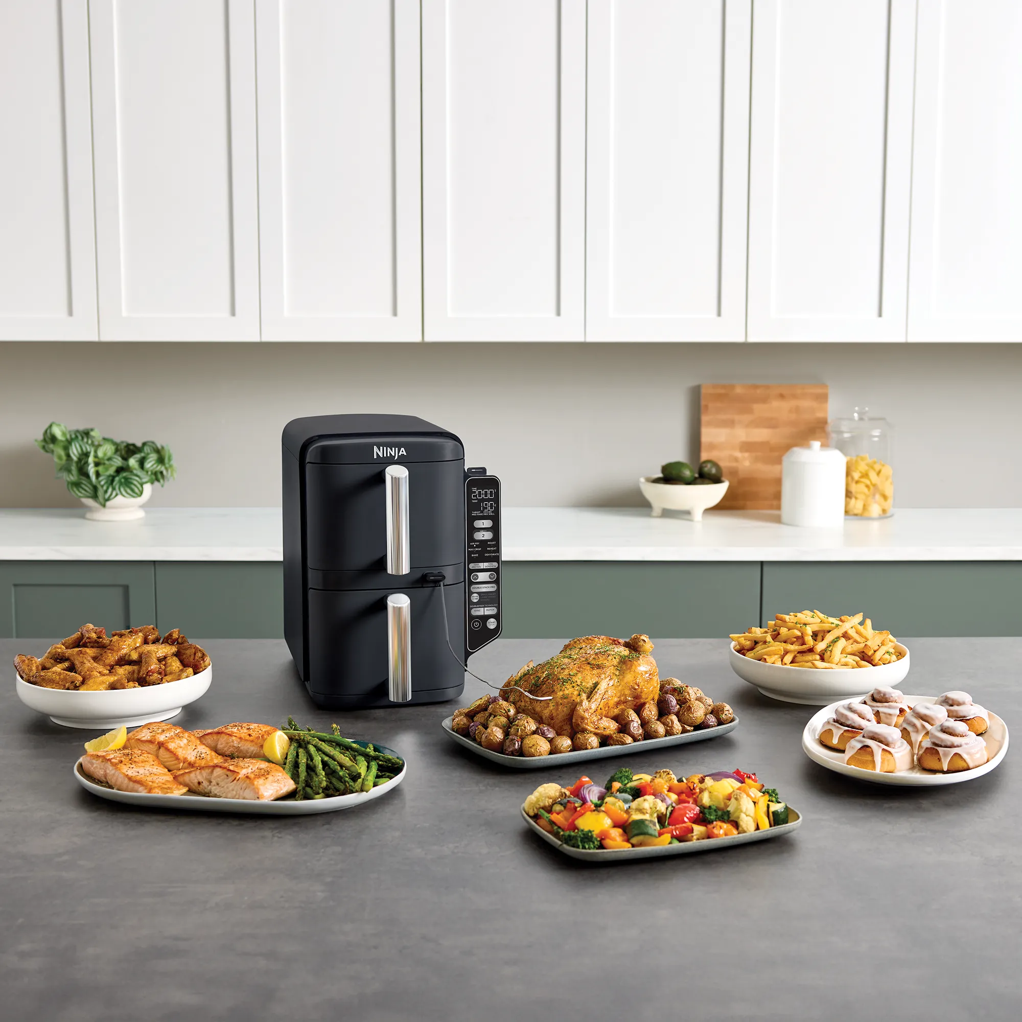Ninja DoubleStack XXXL Smart 9.5L 2 Drawer Air Fryer - Image 9