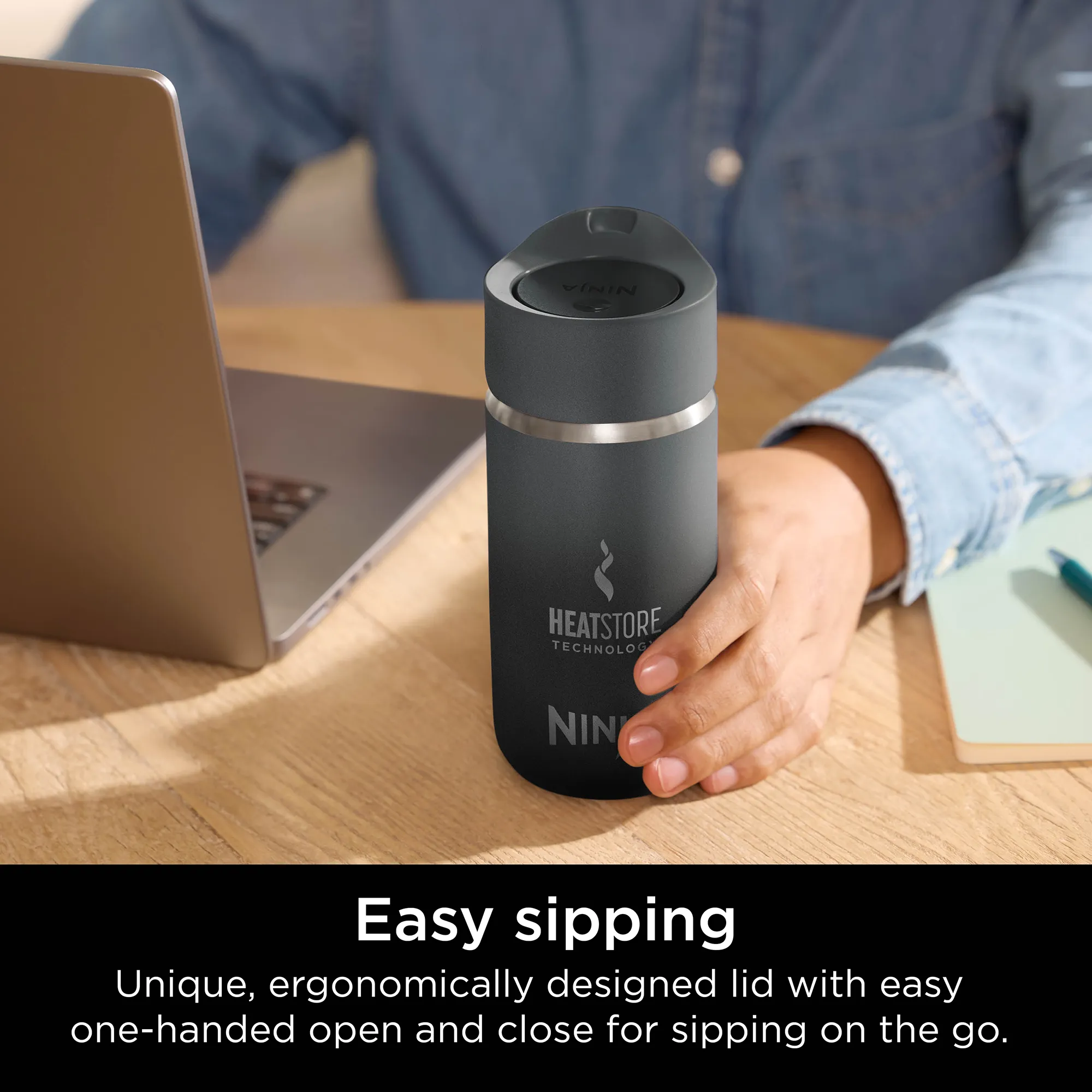 Ninja Sip Perfect 354ml Insulated Travel Bottle - Image 5