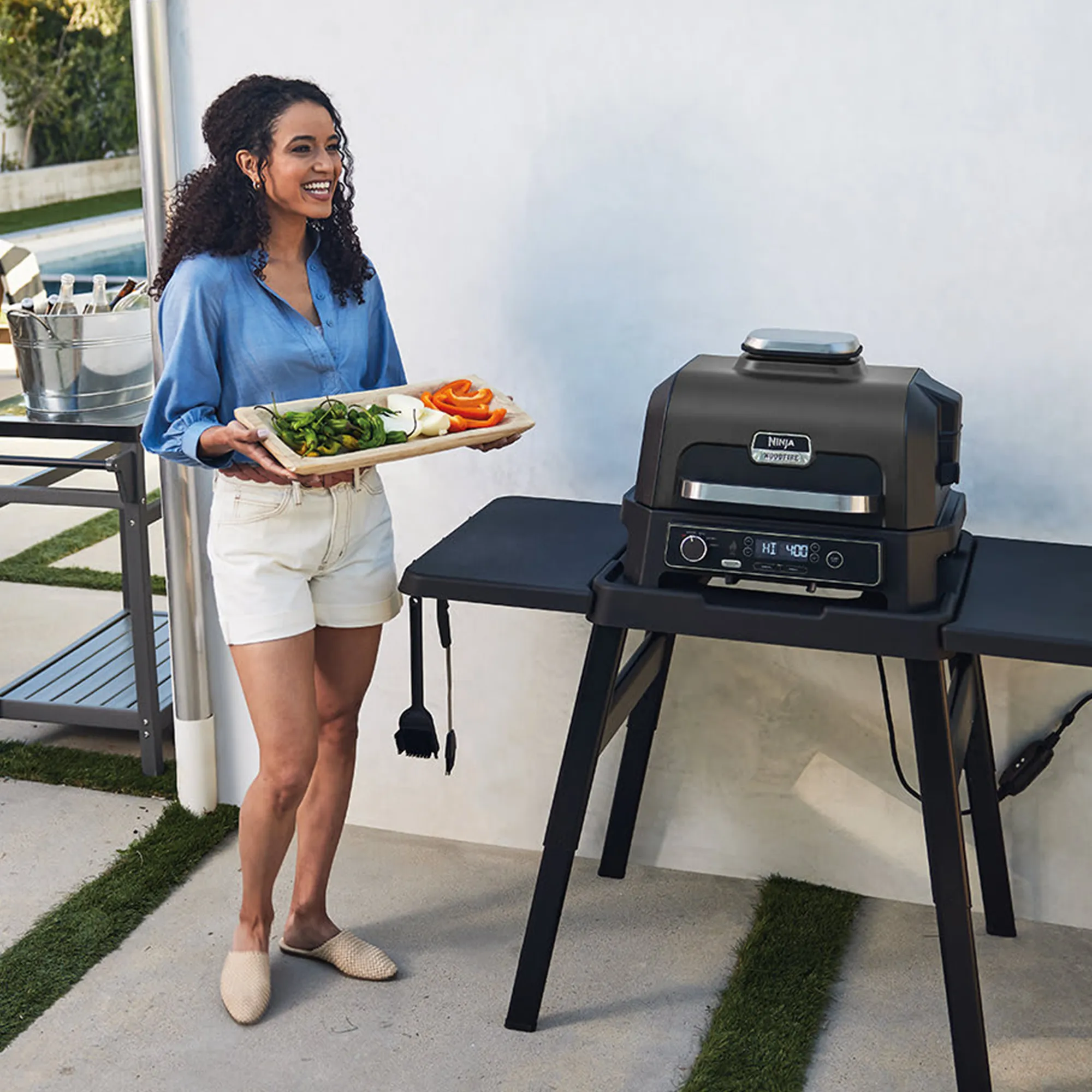Ninja Woodfire Pro XL Outdoor Electric BBQ Grill & Smoker - Image 15