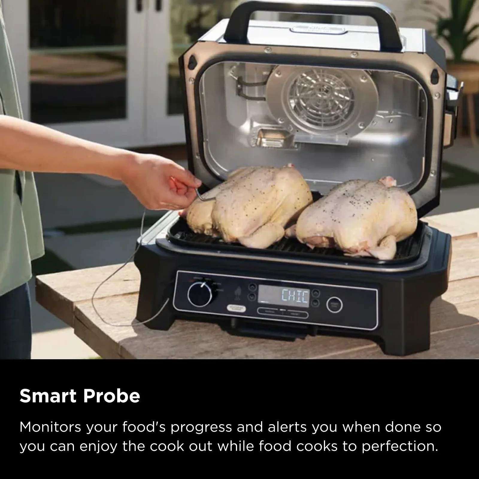 Ninja Woodfire Pro XL Outdoor Electric BBQ Grill & Smoker - Image 4