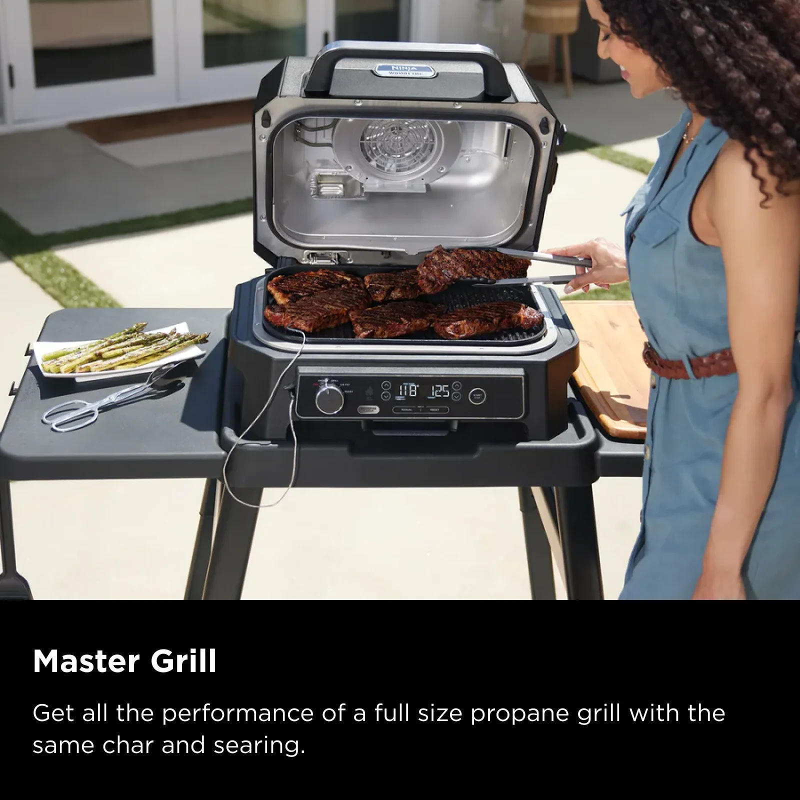 Ninja Woodfire Pro XL Outdoor Electric BBQ Grill & Smoker - Image 5