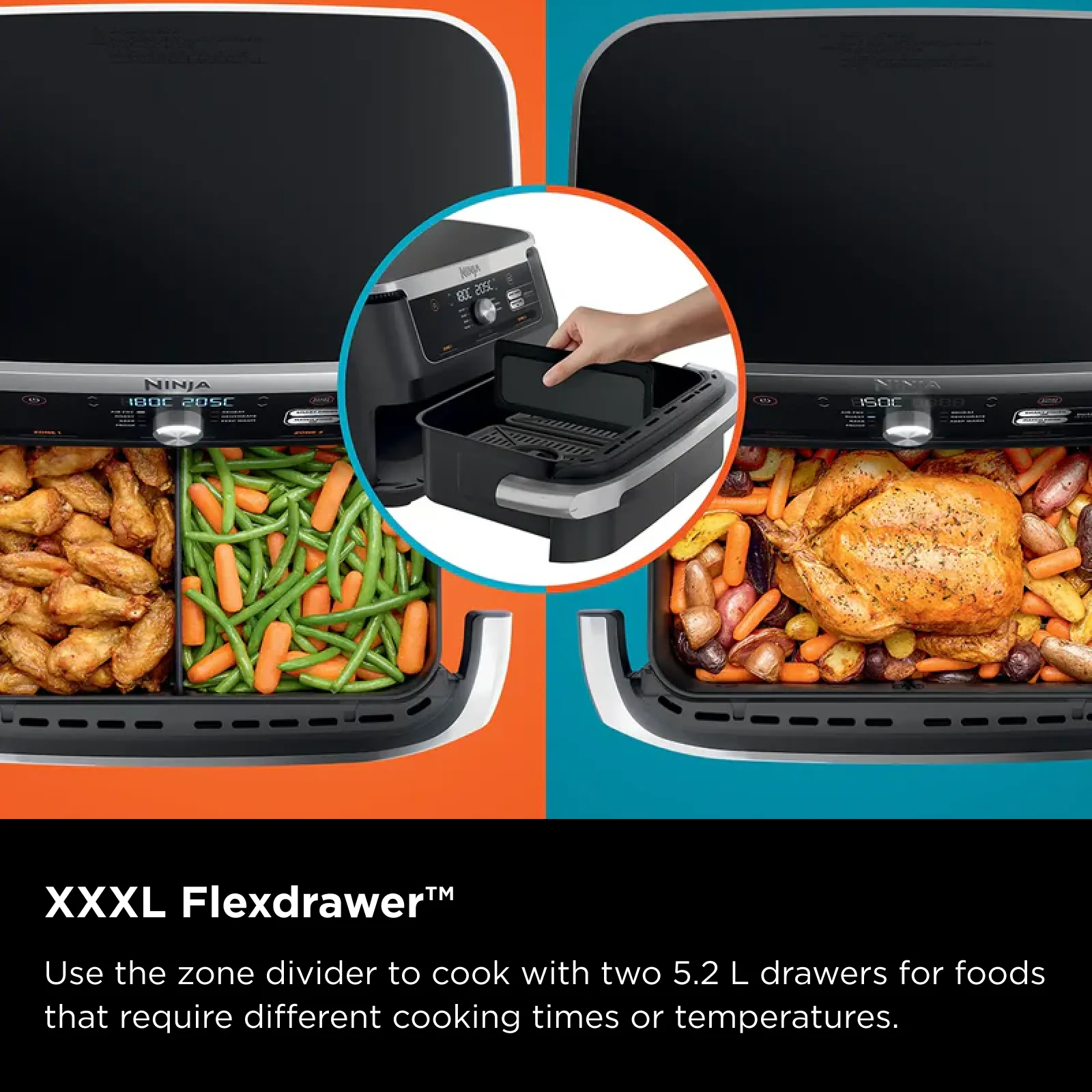 Ninja XXXL FlexDrawer Air Fryer - Image 4